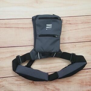 Fitly Sub 45 Running Backpack Gray Minimalist Waist Ultra Bag Reflective Pockets